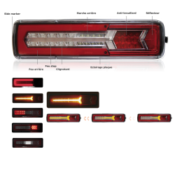 GYROPHARE A LED R65 12/24 V