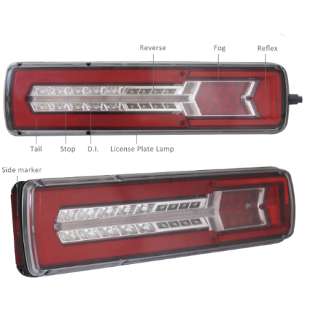 GYROPHARE A LED R65 12/24 V