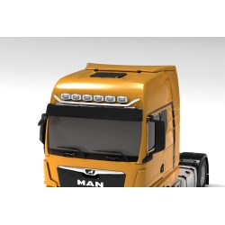 BARRA DE TECHO "V MAX " 6 FAROS MAN TGX 2020 CABINA ALTA SIN LEDS