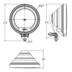 FEU LONGUE PORTEE SIM AVEC TOUR DE LED