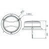 GYROPHARE ROTATIF A LED R10 R65