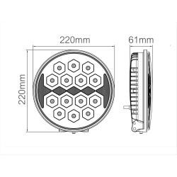 FEU ROND FULL LED