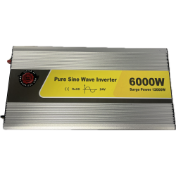 SURVOLTEUR 24V - 220V - PURE SINUS - 6000W