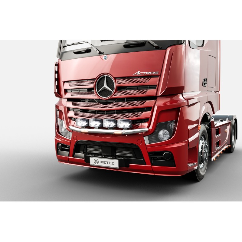 BARRA FRONTAL SIMPLE MERCEDES ACTROS MP4 CON FLASH