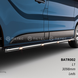 SIDEBARS EN INOX POUR RENAUT TRAFIC L1 ET L2