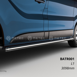 SIDEBARS EN INOX POUR RENAUT TRAFIC L1 ET L2