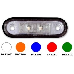 LED 12-30V BLANC/ORANGE/ROUGE/BLEU