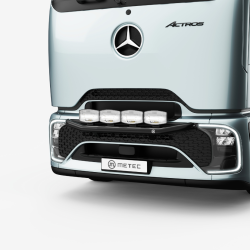 BARRA FRONTAL MERCEDES PRO CAB INOX O NEGRA SIN LEDS - Accesorios p...