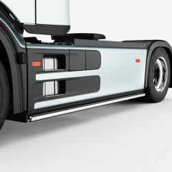 SIDE BARS MERCEDES PROCAN EJES 3850 CON LEDS - Accesorios para Cami...
